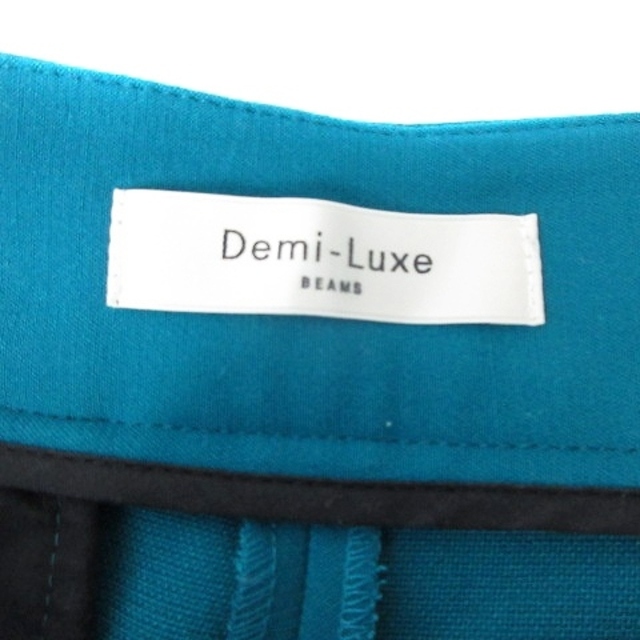 Demi-Luxe BEAMS(デミルクスビームス)のデミルクス ビームス パンツ ワイドテーパード 36 エメラルドグリーン レディースのパンツ(その他)の商品写真