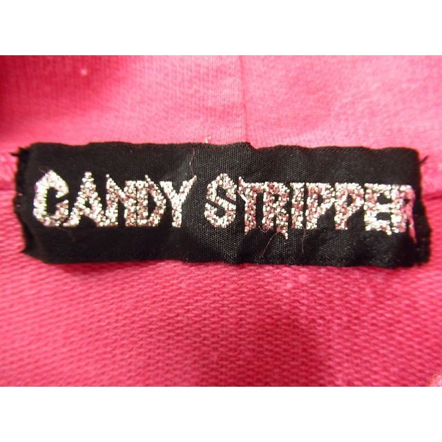 Candy Stripper(キャンディーストリッパー)のG② キャンディストリッパー PONY ロゴ スウェット パーカー 2 ピンク レディースのトップス(パーカー)の商品写真