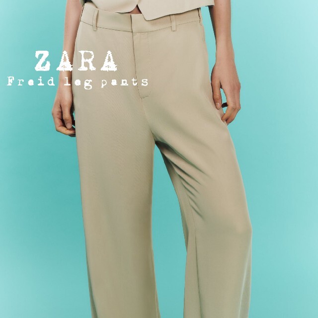 ZARA(ザラ)のザラ ZARA フルイドワイドレッグパンツ 新品 レディースのパンツ(その他)の商品写真