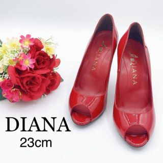 ダイアナ(DIANA)の【試し履きのみ✨】DIANA ダイアナ パンプス　ハイヒール　赤　23cm(ハイヒール/パンプス)