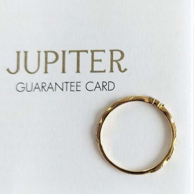 jupiter GOLD LABEL(ジュピターゴールドレーベル)の美品  jupiter  K18 ダイヤモンドリング  ジュピター レディースのアクセサリー(リング(指輪))の商品写真