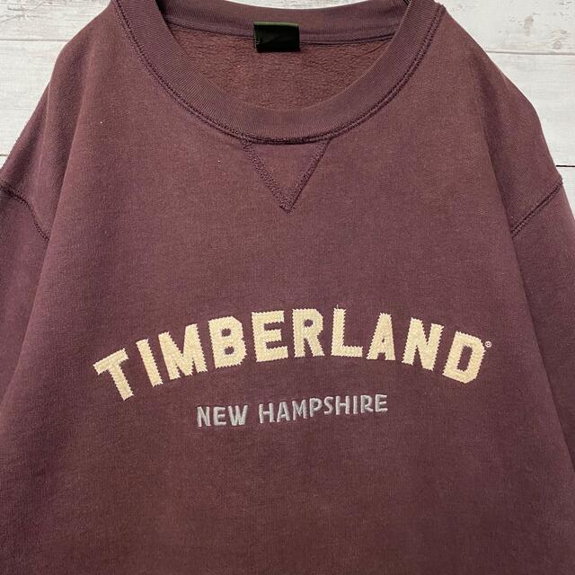 Timberland(ティンバーランド)の【ポルトガル製】90sティンバーランド⭐︎刺繍アーチロゴ　スウェット メンズのトップス(スウェット)の商品写真