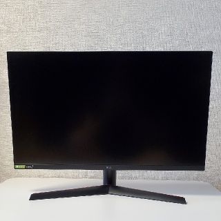 エルジーエレクトロニクス(LG Electronics)の27GN600-B（LG製27インチ ゲーミングモニタ）、モニタ台等オマケ付(ディスプレイ)