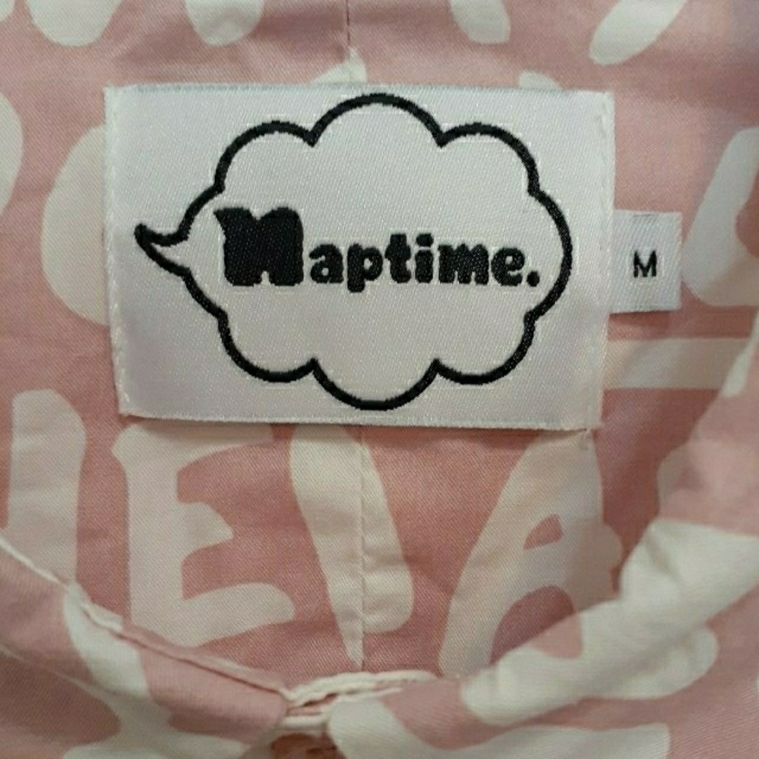 【美品】Naptime.　Nissy　西島隆弘　5分丈シャツ　総柄ピンク　M