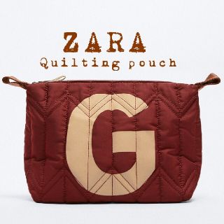 ザラ(ZARA)のザラ ZARA ナイロンロゴトラベルポーチ 新品未使用 大人気 完売(ポーチ)