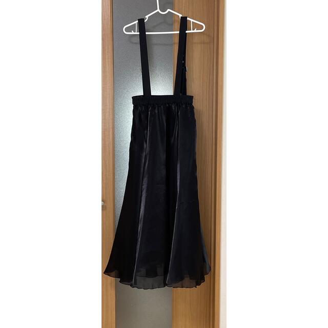 jouetie(ジュエティ)の🌟お値下🌟jouetie 肩ベルト付オーアガンジースカート レディースのスカート(ロングスカート)の商品写真
