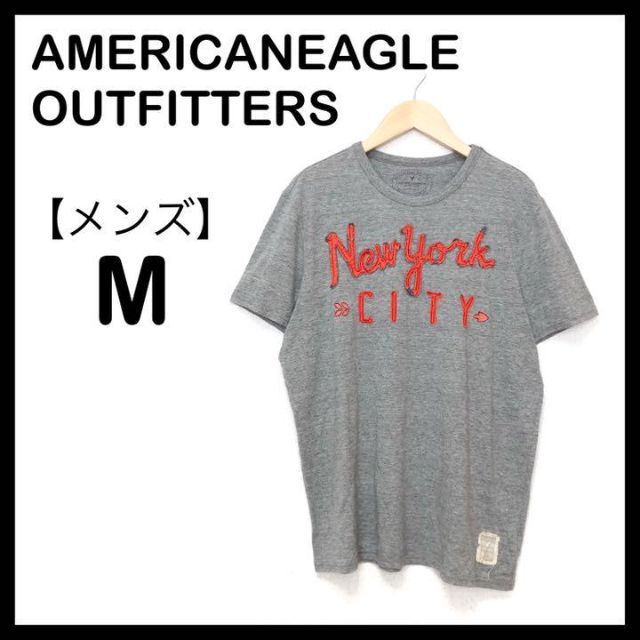 American Eagle(アメリカンイーグル)のアメリカンイーグルアウトフィッターズ メンズ トップス 半袖Tシャツ グレー M メンズのトップス(Tシャツ/カットソー(半袖/袖なし))の商品写真