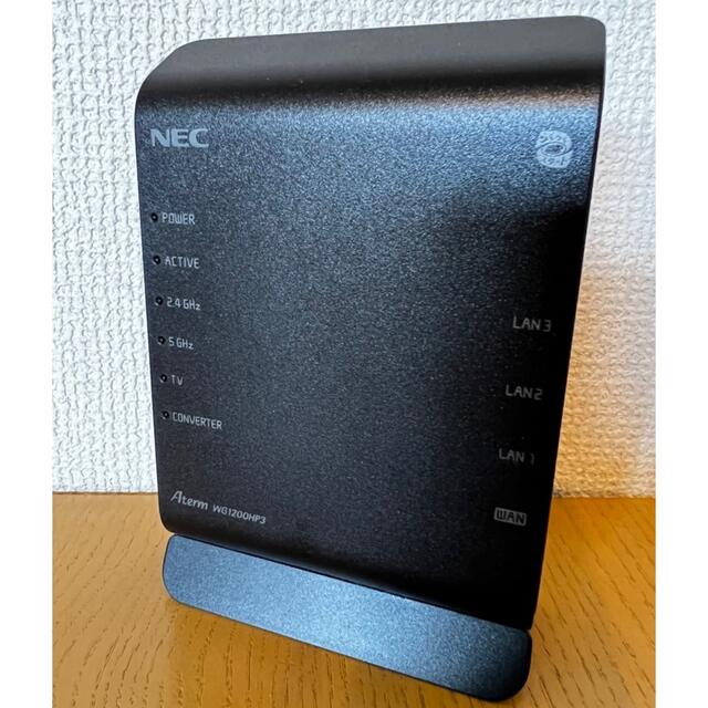 NEC(エヌイーシー)のNEC Aterm WG1200HP3 スマホ/家電/カメラのPC/タブレット(PC周辺機器)の商品写真