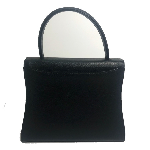 ジバンシー GIVENCHY ヴィンテージ ハンドバッグ ブラック レザー