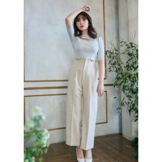 ハーリップトゥ(Her lip to)のherlipto Back Double Belted Pants M(カジュアルパンツ)