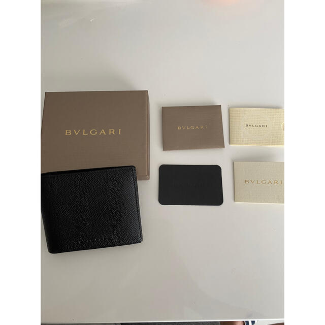 未使用に近い‼️ ブルガリ　BVLGARI 財布　二つ折り　折り財布