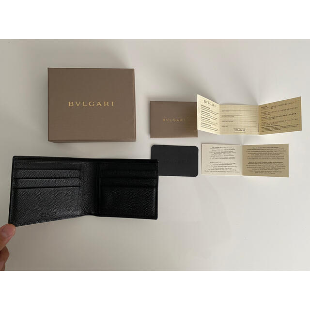 BVLGARI ブルガリ　財布 二つ折り 札入れ メンズ 1