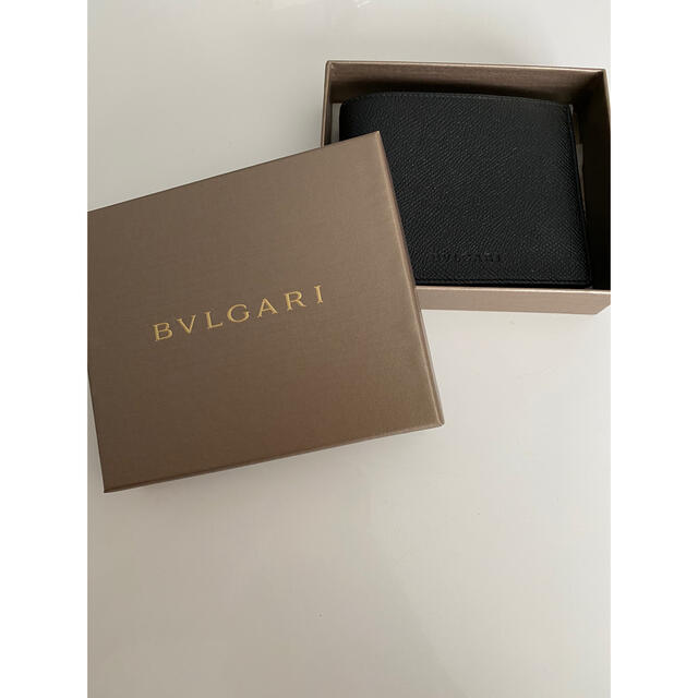 BVLGARI ブルガリ　財布 二つ折り 札入れ メンズ 2