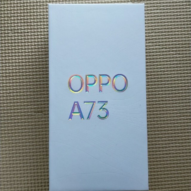 有指紋認証値引き! OPPO A73 ネービー ブルー