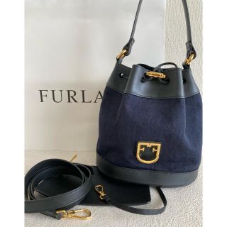 フルラ(Furla)の超美品　フルラ　コロナ　デニム(ショルダーバッグ)