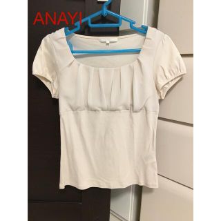 アナイ(ANAYI)のANAYI アナイ Tシャツ カットソー トップス 38 Mサイズ(Tシャツ(半袖/袖なし))