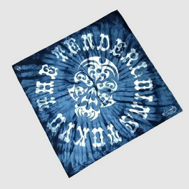 TENDERLOIN BANDANA SKULL LITMUS TYE DYEバンダナ