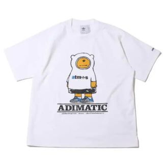 アディダス(adidas)のadidas atmos ADIMATIC atmos Blue TEE(Tシャツ/カットソー(半袖/袖なし))