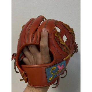 クボタスラッガー(久保田スラッガー)の最終値下げ　桜グラブ　硬式用グラブ内野手用　希少(グローブ)