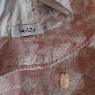 【美品】baby dior ロンパース 帽子 セット トワルドジュイ柄 ピンク