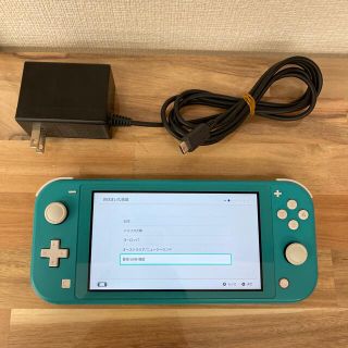 値下げ！！動作品Nintendo Switch LITE ターコイズブルー　水色(携帯用ゲーム機本体)