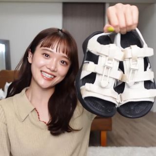 【SNIDEL×KEEN】コラボサンダル24cm たくぼかりん keen(サンダル)