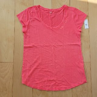 ギャップ(GAP)の【GAP】半袖　VネックTシャツ(M)　タグ付き新品(Tシャツ(半袖/袖なし))