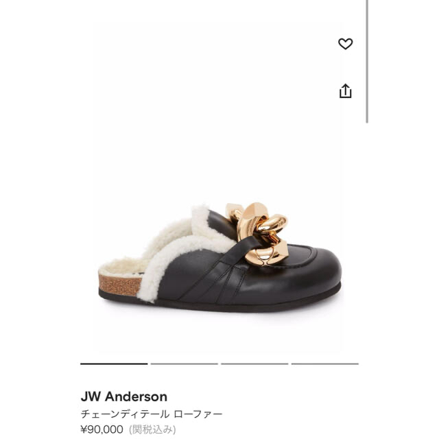 JW Anderson チェーン ローファーミュール サンダル