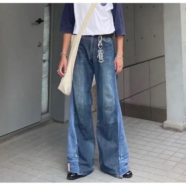 makki remake flare denim pants