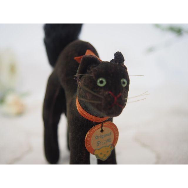 シュタイフ☆Black Tom Cat 8cm☆最小サイズ/ブラックトム シュタイフ☆Black Tom Cat 8cm☆最小サイズ/ブラックトム