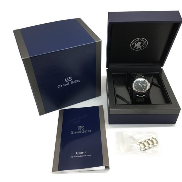 ▼▼GRAND SEIKO グランドセイコー メンズ腕時計 クオーツ マスターショップ限定モデル SS SBGX283 ブラック