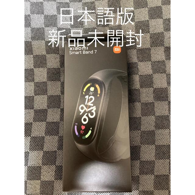 Xiaomi シャオミ Smart Band 7／Black 日本語版