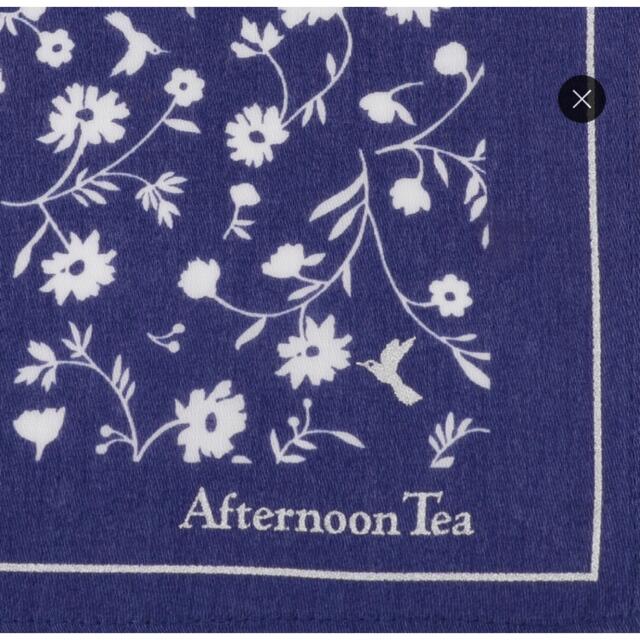 AfternoonTea(アフタヌーンティー)のAfternoon Tea ハンカチ アフタヌーンティー　フラワー　花　鳥 レディースのファッション小物(ハンカチ)の商品写真