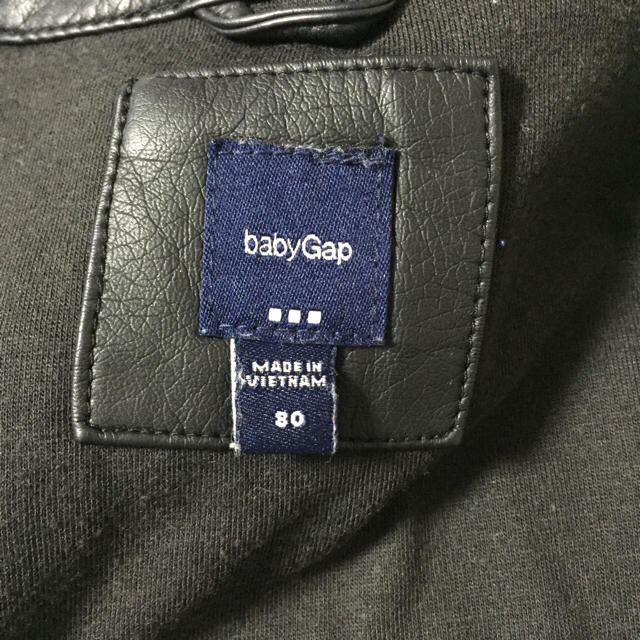 babyGAP(ベビーギャップ)のkmama様専用Baby Gap ライダースジャケット80 キッズ/ベビー/マタニティのベビー服(~85cm)(ジャケット/コート)の商品写真