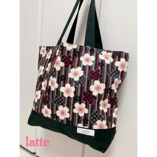 トートバッグ ハンドメイド 和桜 浴衣に♡(トートバッグ)