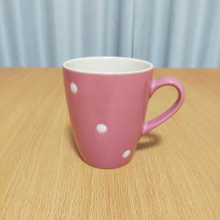 コーヒーカップ マグカップ ピンク ドット(グラス/カップ)