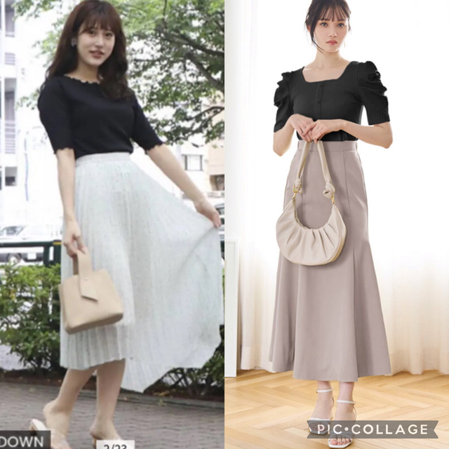 新品本物】 コーデ売りGRL♡マーメイドフレアスカート ダズリン♡ヘム