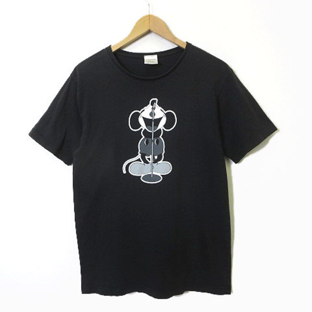 ナンバーナイン Tシャツ ディズニー コラボ ミッキーマウス 半袖 XL 4 黒