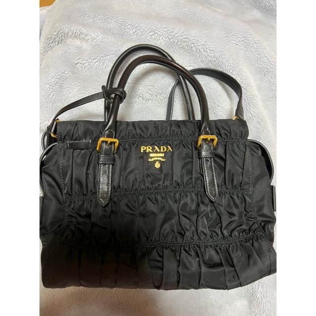 パステルオリーブ n1862 美品!! プラダ レザー 2way ショルダー