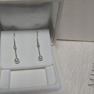 ミキモト(MIKIMOTO)の最終お値下げ★　MIKIMOTOパールピアス現行品AHKAHagetTASAKI(ピアス)