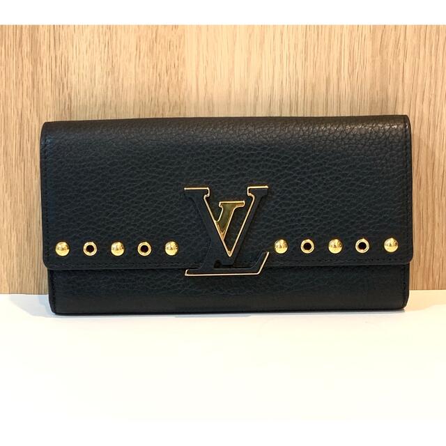 LOUIS VUITTON - 未使用☆正規品 ルイヴィトン カプシーヌ 長財布 黒