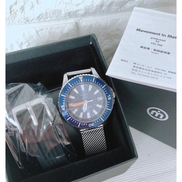新品【Movement in Motion】SEIKO メカダイバー 腕時計