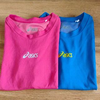 アシックス(asics)のasics アシックス  レディース メッシュTシャツ フレンチスリーブ 2枚(Tシャツ(半袖/袖なし))