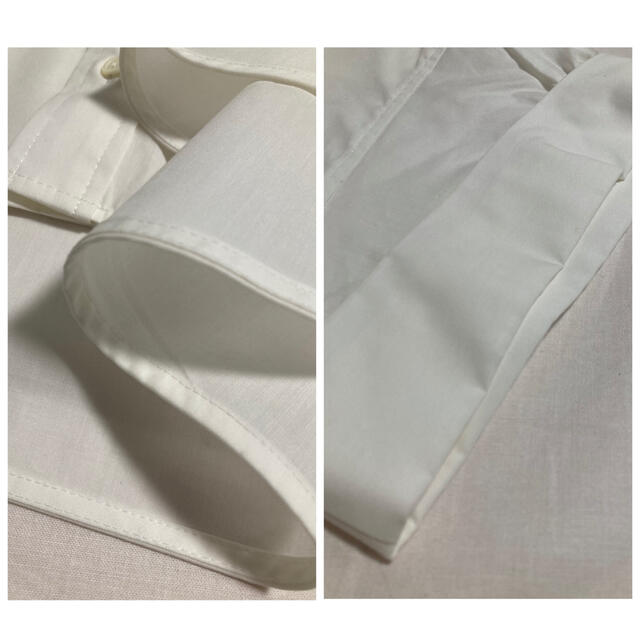 Spick & Span(スピックアンドスパン)の新品 Spick & Span スリーブギャザーシャツ ホワイト レディースのトップス(シャツ/ブラウス(半袖/袖なし))の商品写真