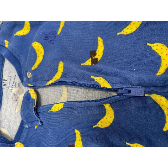 GAP(ギャップ)のGAP バナナ柄ロンパース キッズ/ベビー/マタニティのベビー服(~85cm)(ロンパース)の商品写真