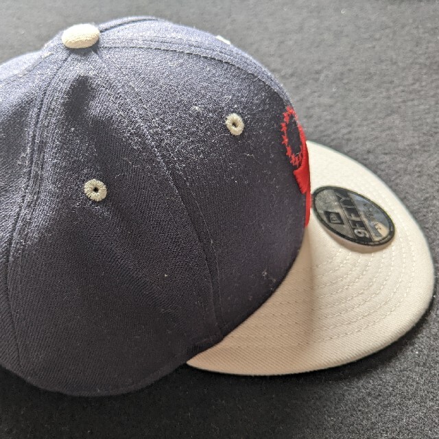 NEW ERA　キャップ　NBA 76 9FIFTY Snapback　帽子NAVYCREAM素材