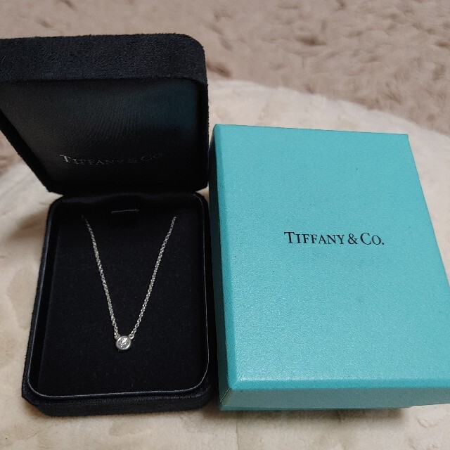 Tiffany & Co.(ティファニー)の最終値下げ【美品】新品仕上げ 正規ティファニー バイザヤード ネックレス レディースのアクセサリー(ネックレス)の商品写真