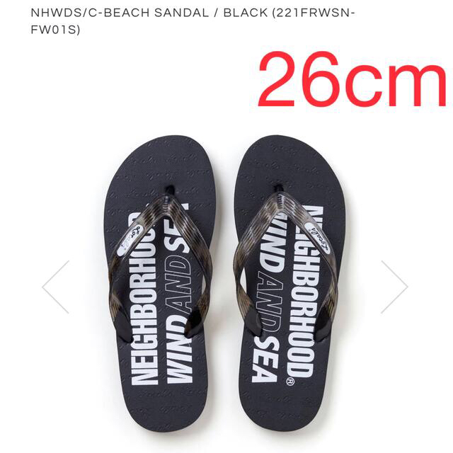 【26cm】NHWDS/C-BEACH SANDAL / BLACK26cmCOLORSTYLE