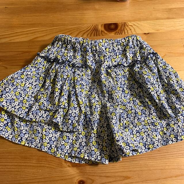 フリルキュロットパンツ ショート丈 キッズ/ベビー/マタニティのキッズ服女の子用(90cm~)(パンツ/スパッツ)の商品写真