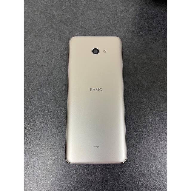 SALE人気セール au BASIO4 KYV47 SNA シャンパンゴールド スマホ本体